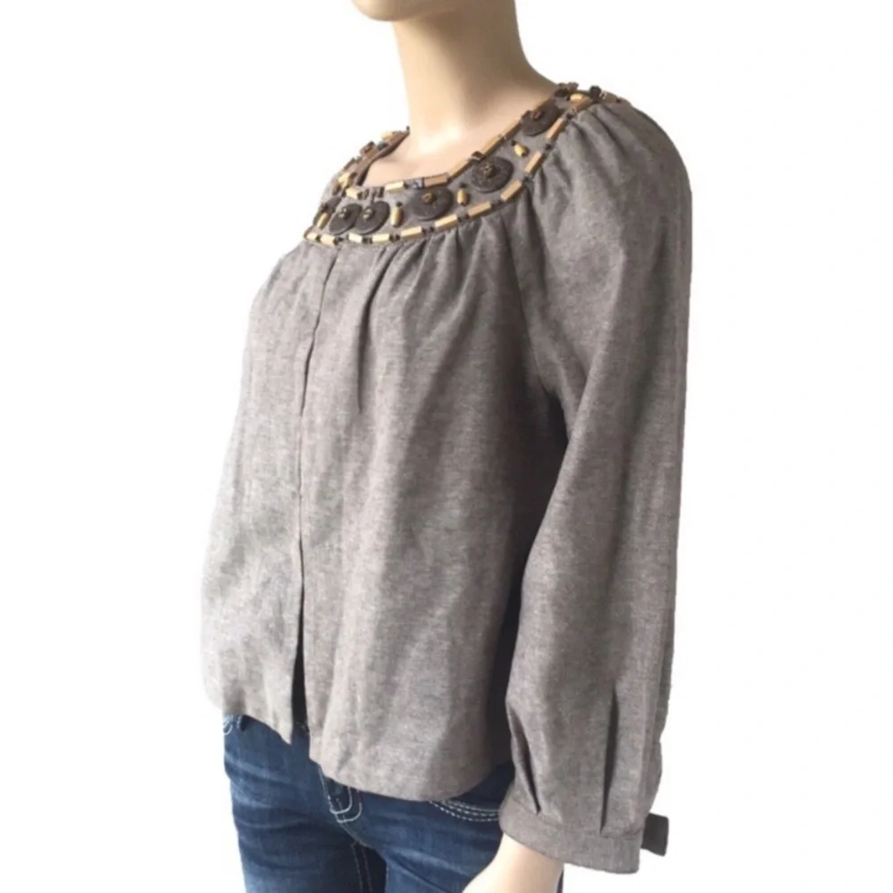 🌿Michael Kors🌿 Linen Blend Jacket Top Large